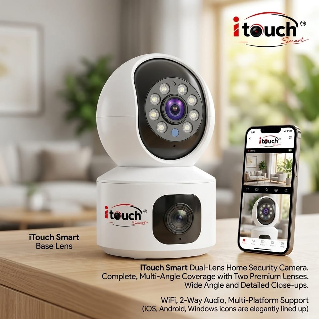 iTouch Smart Next-Gen Security: 4G Sim & Wi-Fi Camera Solutions